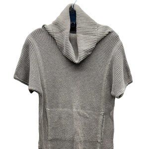 UGG Cotton Turtle Neck Short Sleeve Women's Sweater Brown - Size Medium